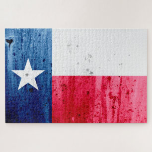 Staatsflagge von Texas Puzzle
