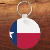 Staatsflagge von Texas Schlüsselanhänger (Vorderseite)