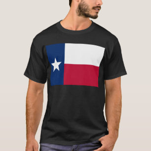 Staatsflagge von Texas T-Shirt