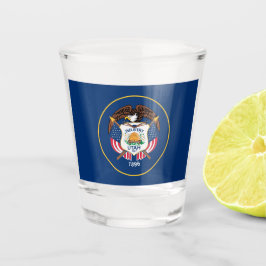 Staatsflagge von Utah Schnapsglas