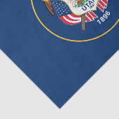Staatsflagge von Utah Seidenpapier (Ausschnitt)