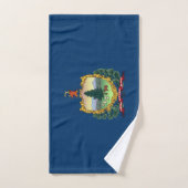 Staatsflagge von Vermont Badhandtuch Set (Handtuch)