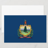 Staatsflagge von Vermont Briefpapier (Vorne/Hinten)