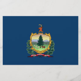 Staatsflagge von Vermont Briefpapier