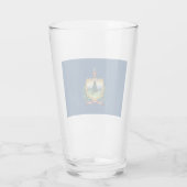 Staatsflagge von Vermont Glas (Rückseite)