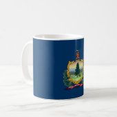 Staatsflagge von Vermont Kaffeetasse (Vorderseite Links)