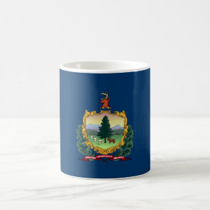 Staatsflagge von Vermont Kaffeetasse