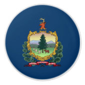Staatsflagge von Vermont Keramikknauf (Vorderseite)