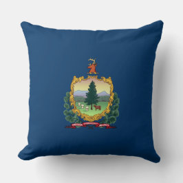 Staatsflagge von Vermont Kissen
