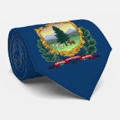 Staatsflagge von Vermont Krawatte (Gerollt)