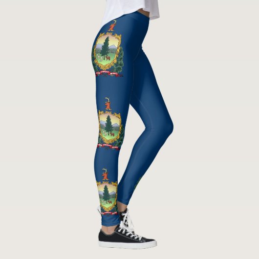 Staatsflagge von Vermont Leggings (Rechts)