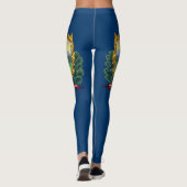 Staatsflagge von Vermont Leggings (Rückseite)