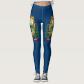 Staatsflagge von Vermont Leggings (Vorderseite)