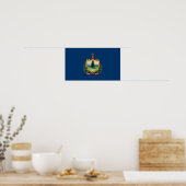 Staatsflagge von Vermont Poster (Küche)