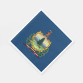 Staatsflagge von Vermont Serviette (Ecke)