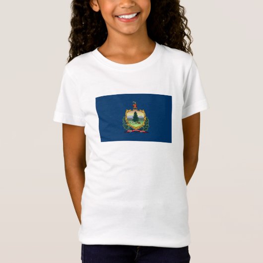 Staatsflagge von Vermont T-Shirt (Vorderseite)