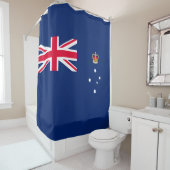 Staatsflagge von Victoria (Australien) Duschvorhang (Beispiel)