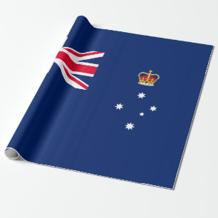 Staatsflagge von Victoria (Australien) Geschenkpapier