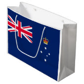 Staatsflagge von Victoria (Australien) Große Geschenktüte (Vorderseite Schrägansicht)