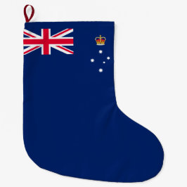 Staatsflagge von Victoria (Australien) Großer Weihnachtsstrumpf
