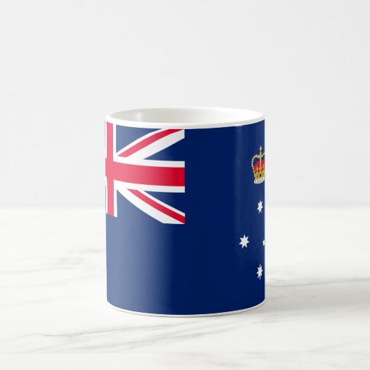 Staatsflagge von Victoria (Australien) Kaffeetasse (Mittel)