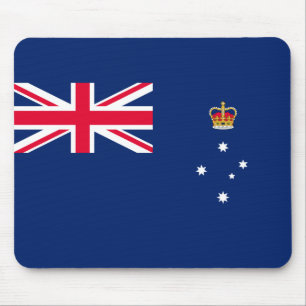 Staatsflagge von Victoria (Australien) Mousepad