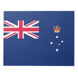 Staatsflagge von Victoria (Australien) Notizblock