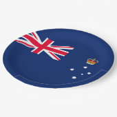 Staatsflagge von Victoria (Australien) Pappteller (Schrägansicht)