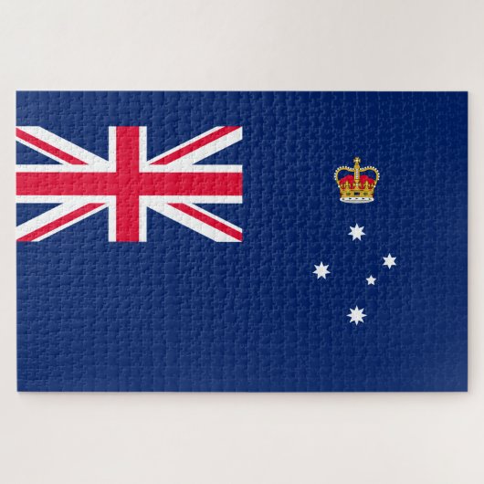 Staatsflagge von Victoria (Australien) Puzzle (Horizontal)