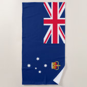 Staatsflagge von Victoria (Australien) Strandtuch (Vorderseite)
