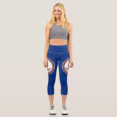 Staatsflagge von Virginia Capri Leggings (Vorderseite)