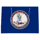 Staatsflagge von Virginia Große Geschenktüte (Vorderseite)