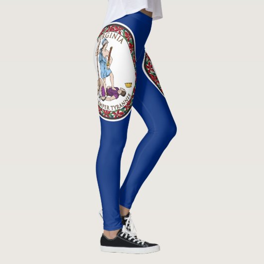 Staatsflagge von Virginia Leggings (Rechts)