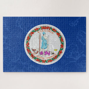 Staatsflagge von Virginia Puzzle
