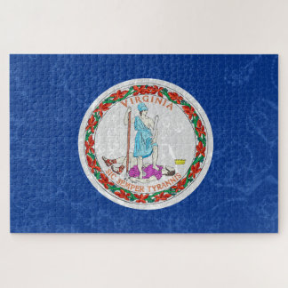 Staatsflagge von Virginia Puzzle