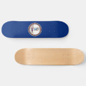 Staatsflagge von Virginia Skateboard (Horizontal)