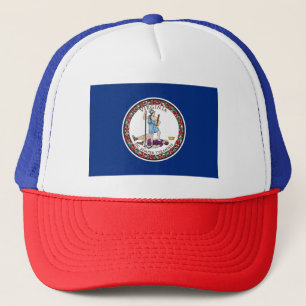 Staatsflagge von Virginia Truckerkappe