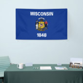 Staatsflagge von Wisconsin Banner (Messeveranstaltung)
