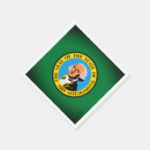 Staatsflagge Washington Staat Paper Party Napkins Serviette (Ecke)