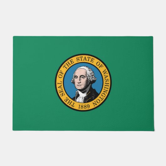 Staatsflagge Washington, USA Fußmatte (Vorderseite)