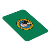 Staatsflagge Washington, USA Magnet (Rechte Seite)
