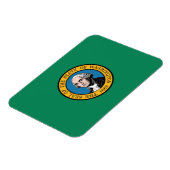 Staatsflagge Washington, USA Magnet (Linke Seite)