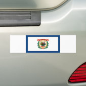 Staatsflagge West Virginia Autoaufkleber (Auf Auto)