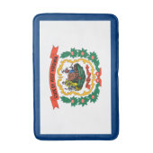 Staatsflagge West Virginia Badematte (Vorderseite Vertikal)