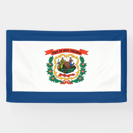 Staatsflagge West Virginia Banner (Horizontal)