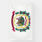 Staatsflagge West Virginia Banner (Vertikal)