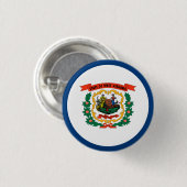 Staatsflagge West Virginia Button (Vorne & Hinten)
