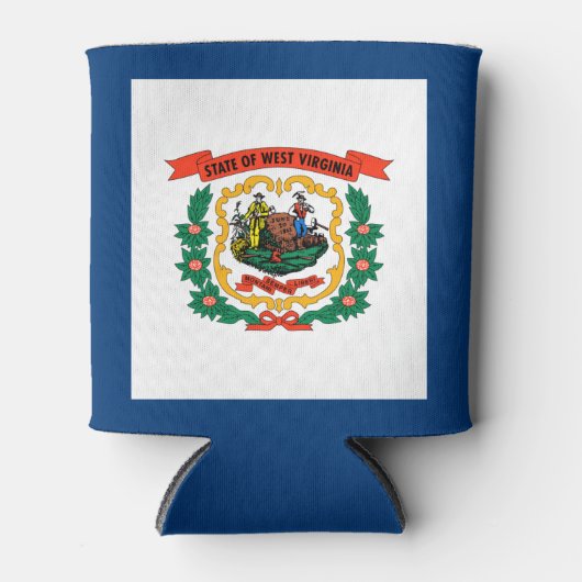 Staatsflagge West Virginia Dosenkühler (Vorderseite)
