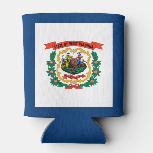 Staatsflagge West Virginia Dosenkühler (Rückseite)