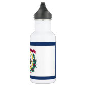 Staatsflagge West Virginia Edelstahlflasche (Rechts)